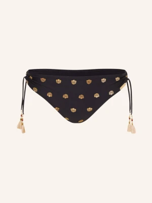 Obrázek produktu Watercult Basic Bikinové Kalhotky Beach Trace černá / koňaková
