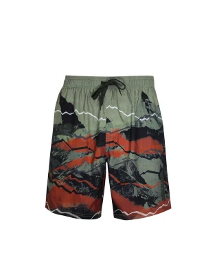 Obrázek produktu wavebreaker Plavecké šortky khaki / jasně červená / černá
