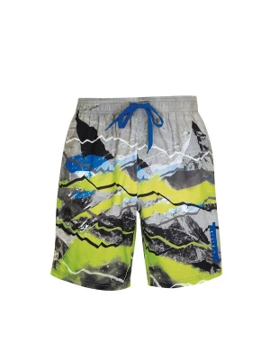 Obrázek produktu wavebreaker Plavecké šortky tmavě modrá / limone / šedá / černá