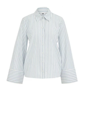 Obrázek produktu WE Fashion Halenka světlemodrá / černá / bílá