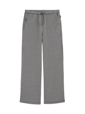 Obrázek produktu WE Fashion Kalhoty černá / bílá