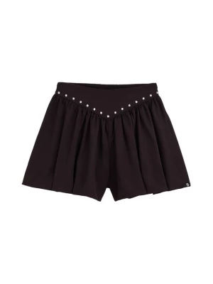 Obrázek produktu WE Fashion Kalhoty černá / stříbrná