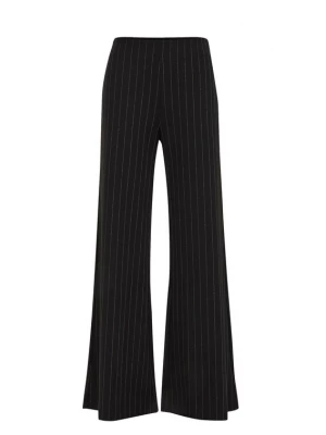 Obrázek produktu WE Fashion Kalhoty černá / stříbrná