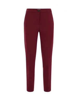 Obrázek produktu WE Fashion Kalhoty s puky tmavě červená