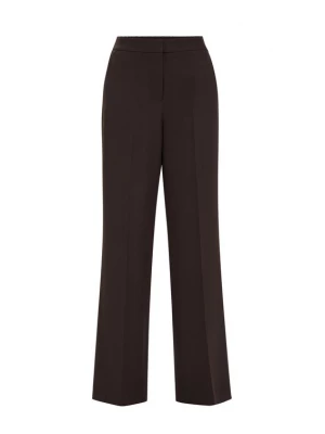 Obrázek produktu WE Fashion Kalhoty s puky tmavě hnědá