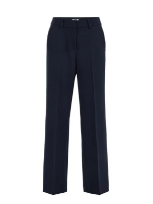 Obrázek produktu WE Fashion Kalhoty se sklady v pase námořnická modř