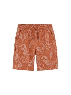 Obrázek produktu WE Fashion Kalhoty tmavě oranžová / bílá