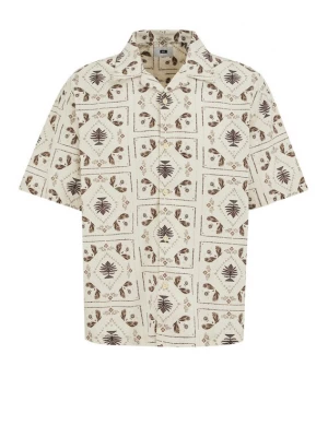 Obrázek produktu WE Fashion Košile režná / tmavě hnědá / světle šedá