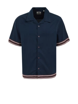 Obrázek produktu WE Fashion Košile tmavě modrá / hnědá / tmavě hnědá / bílá