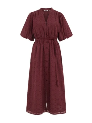 Obrázek produktu WE Fashion Košilové šaty tmavě červená