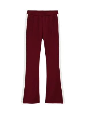 Obrázek produktu WE Fashion Legíny burgundská červeň / bílá