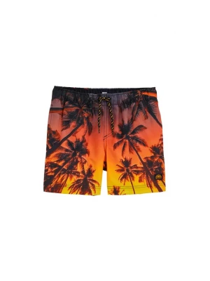 Obrázek produktu WE Fashion Plavky oranžová / svítivě oranžová / černá