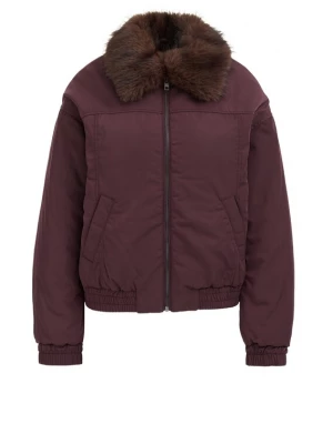 Obrázek produktu WE Fashion Přechodná bunda hnědý melír / lilek