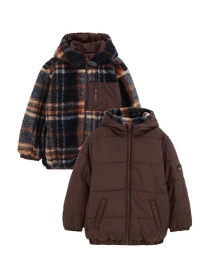 Obrázek produktu WE Fashion Přechodná bunda světle béžová / hnědá / červená / černá