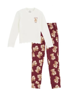 Obrázek produktu WE Fashion Pyžamo burgundská červeň / vínově červená