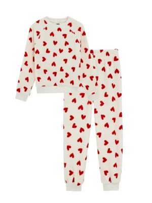 Obrázek produktu WE Fashion Pyžamo červená / přírodní bílá