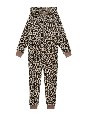 Obrázek produktu WE Fashion Pyžamo krémová / hnědá / mokka / černá