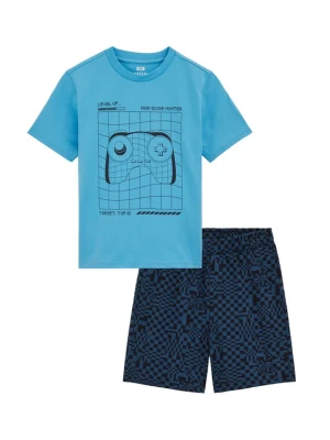 Obrázek produktu WE Fashion Pyžamo modrá / marine modrá / ultramarínová modř / černá