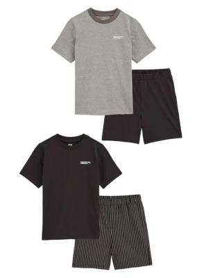 Obrázek produktu WE Fashion Pyžamo šedý melír / černá / bílá
