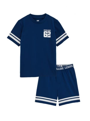 Obrázek produktu WE Fashion Pyžamo tmavě modrá / bílá