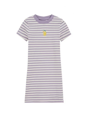 Obrázek produktu WE Fashion Šaty limone / fialová / bílá