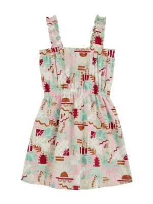 Obrázek produktu WE Fashion Šaty starobéžová / koňaková / mátová / vínově červená