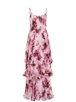 Obrázek produktu WE Fashion Společenské šaty růžová / magenta / pastelově růžová