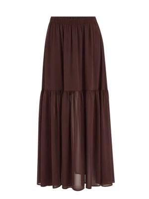 Obrázek produktu WE Fashion Sukně tmavě hnědá