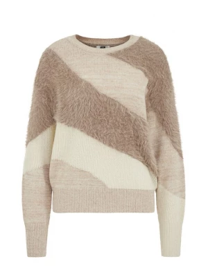 Obrázek produktu WE Fashion Svetr krémová / béžový melír / režná