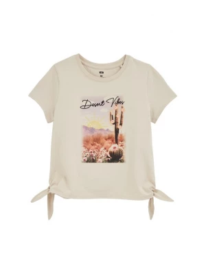 Obrázek produktu WE Fashion Tričko béžová / hnědá / světle žlutá / černá