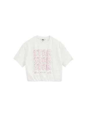Obrázek produktu WE Fashion Tričko světle růžová / bílá