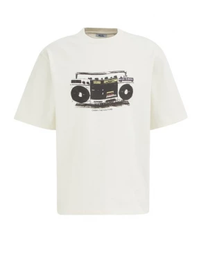 Obrázek produktu WE Fashion Tričko světle žlutá / černá / přírodní bílá