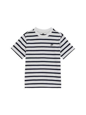 Obrázek produktu WE Fashion Tričko tmavě modrá / bílá