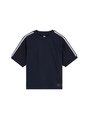 Obrázek produktu WE Fashion Tričko tmavě modrá / bílá
