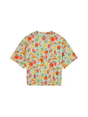 Obrázek produktu WE Fashion Tričko žlutá / mátová / kiwi / světle růžová