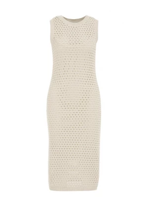 Obrázek produktu WE Fashion Úpletové šaty béžová