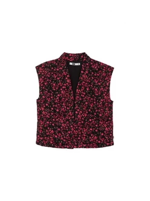 Obrázek produktu WE Fashion Vesta oranžová / pink / malinová / černá