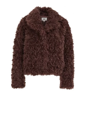 Obrázek produktu WE Fashion Zimní kabát tmavě hnědá