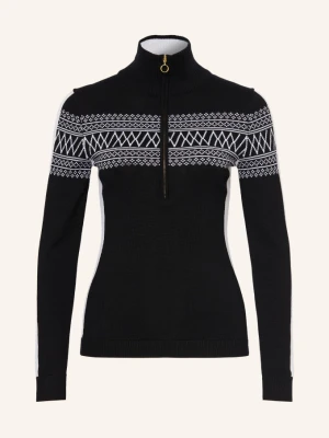 Obrázek produktu We Norwegians Bunda Midlayer Signature Z Merino Vlny černá / bílá