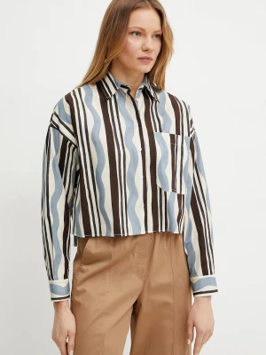 Obrázek produktu Weekend Max Mara Bavlněná košile Weekend Max Mara hnědá