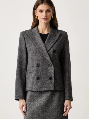Obrázek produktu Weekend Max Mara dvouřadé sako dámské s viskózou WKDGRADO