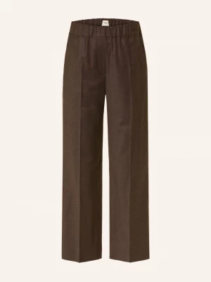 Obrázek produktu Weekend Max Mara Flanelové Kalhoty Hateley tmavě hnědá