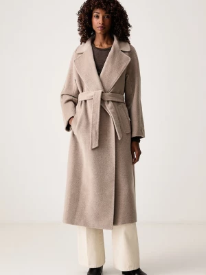 Obrázek produktu Weekend Max Mara kabát dámský s vlnou WKDTEMPERA béžová
