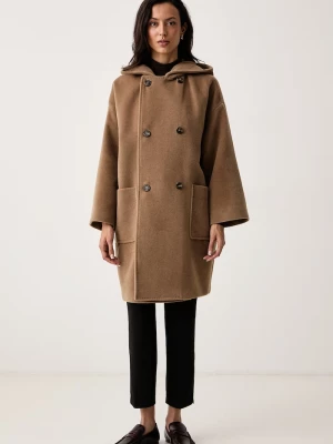 Obrázek produktu Weekend Max Mara kabát dámský s vlnou WKDTROPICO hnědá