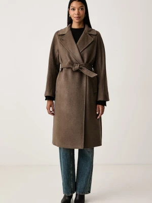 Obrázek produktu Weekend Max Mara kabát dámský vlněný WKDRESINA hnědá