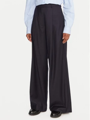 Obrázek produktu Weekend Max Mara Kalhoty z materiálu Globale 2525136162 Tmavomodrá Wide Leg