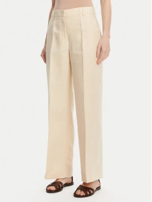 Obrázek produktu Weekend Max Mara Kalhoty z materiálu Malizia 2515131052 Écru Regular Fit Krémová