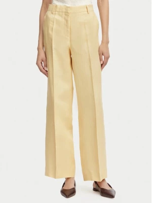 Obrázek produktu Weekend Max Mara Kalhoty z materiálu Malizia 2615131112 Žlutá Straight Fit