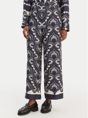 Obrázek produktu Weekend Max Mara Kalhoty z materiálu Ottico 2615131011 Tmavomodrá Wide Leg