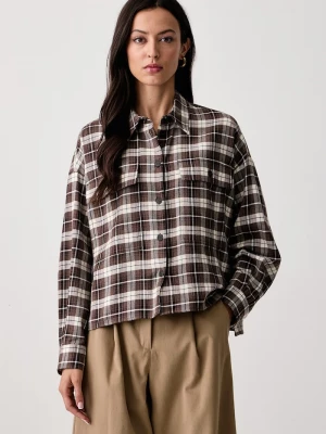 Obrázek produktu Weekend Max Mara košile pánská s vlnou WKDBERLINA hnědá